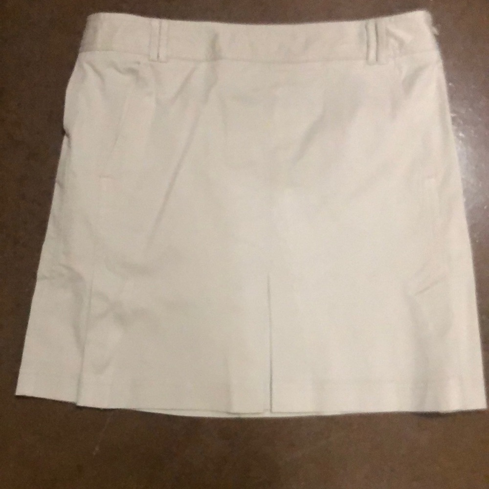 Anne Taylor Loft Beige Mini Skirt Size 10